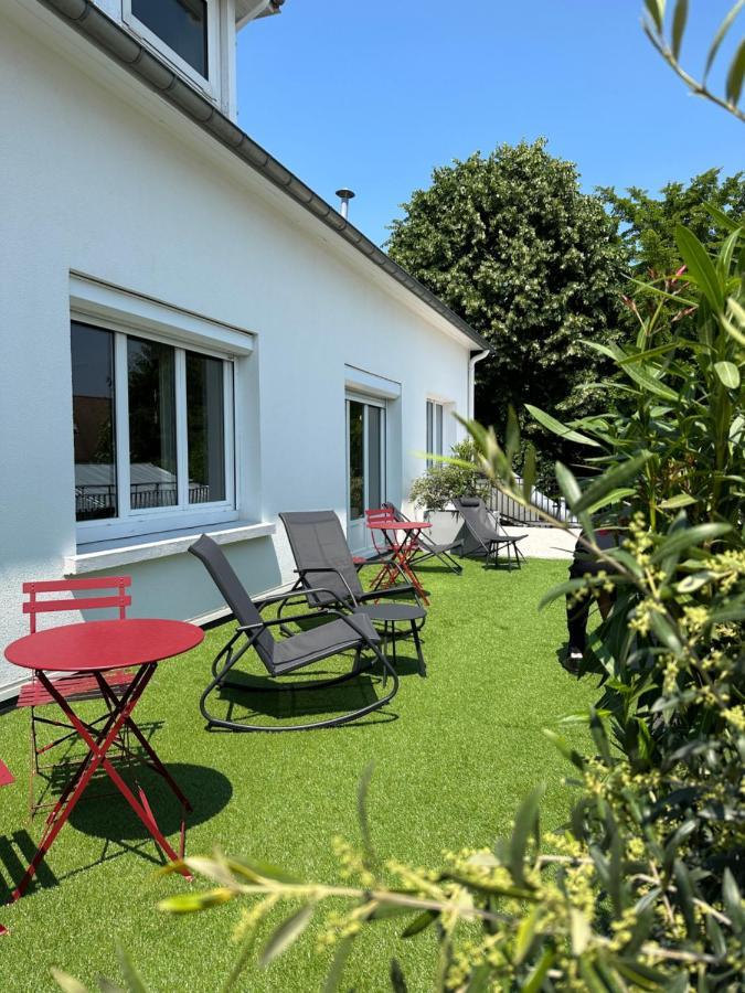 Logis Hotel & Restaurant Le Vert Bocage Franqueville-Saint-Pierre Eksteriør billede